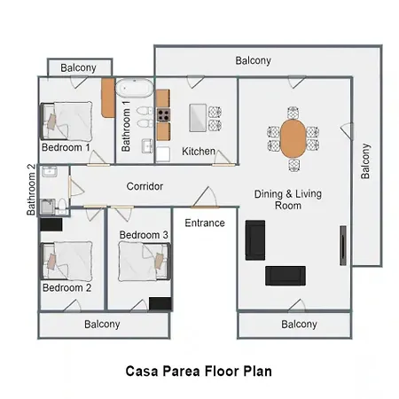 Apartamento Spacious 10 Min From The *